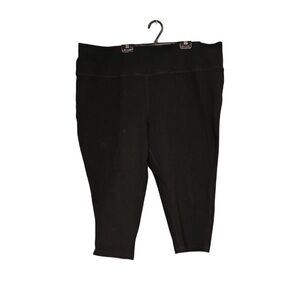 🌶️ Pennington’s Black Active Zone Cropped Leggings, Size 2X